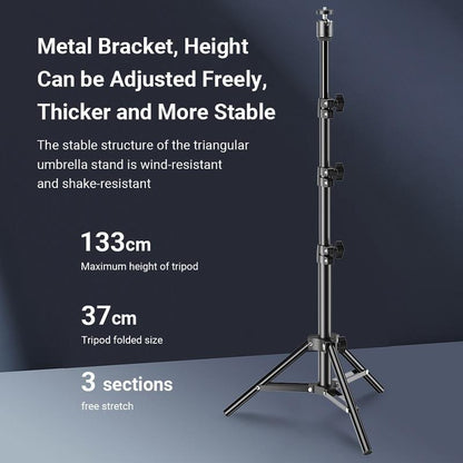 Live Portrait Soft Light Dual Bracket with Four-colour Fill