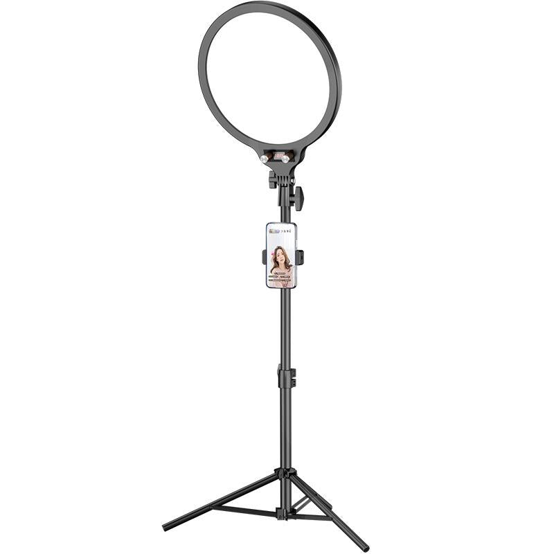 Full-screen Selfie Ring Light Tripod Set for Live Stream - 210cm Height - 210Cm Bracket With Remote Control