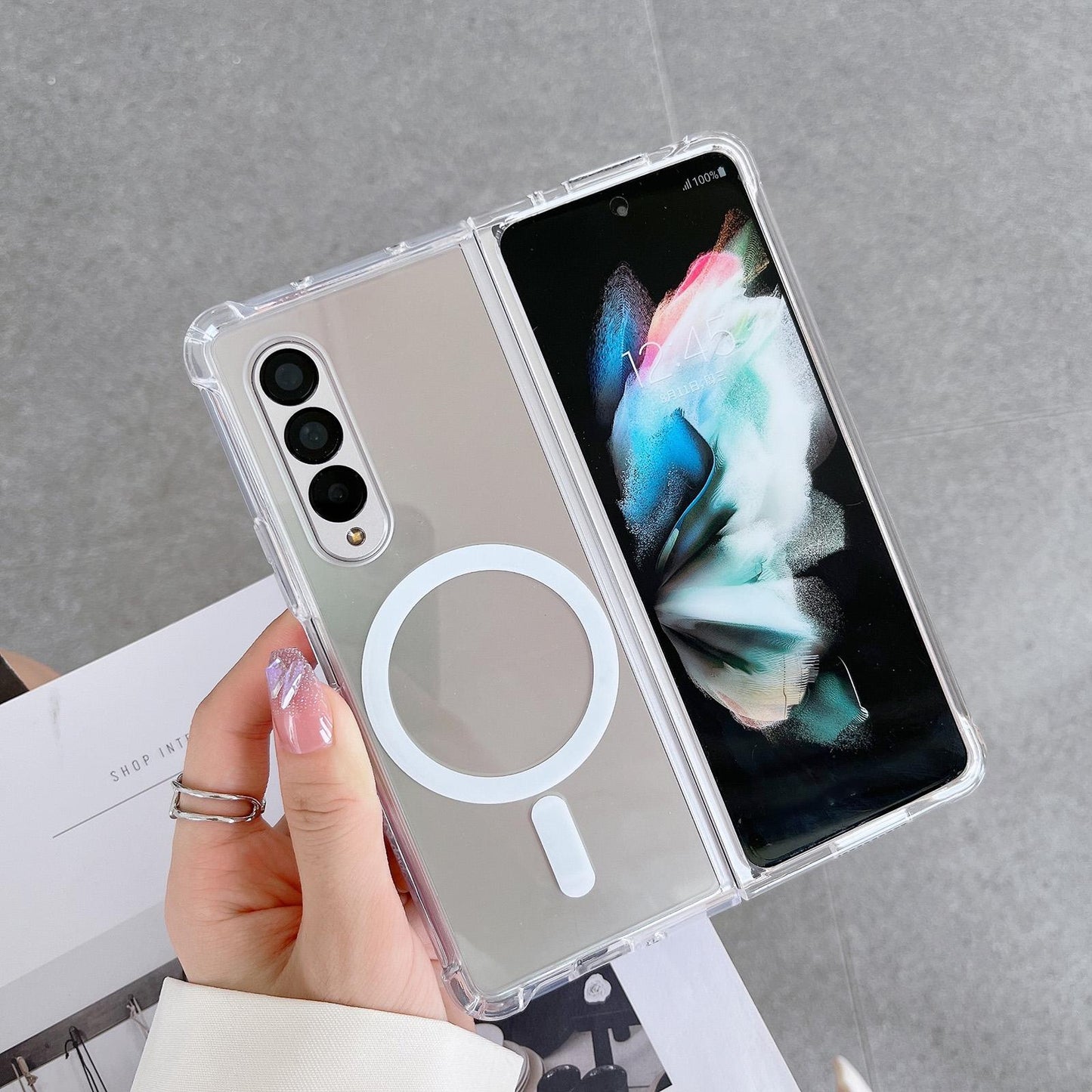 For Samsung Galaxy Z Fold4 5G Shockproof Magnetic Case - Slim & Durable