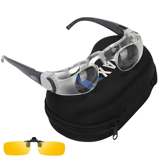 Adjustable Focus Fishing Telescope with Yellow Clip