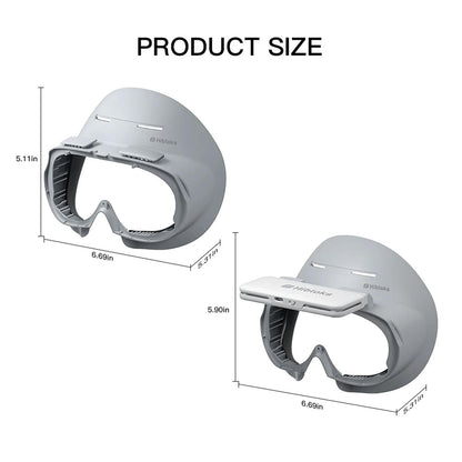 Comfortable Ice Silk Vr Face Cushion For Pico 4 Hibloks - 2Pcs Ice Silk