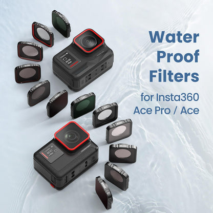 Waterproof Protective Goggles for Sports Camera - Magisn - For Insta360 Ace Pro Nd8+Nd16+Nd32+Nd64