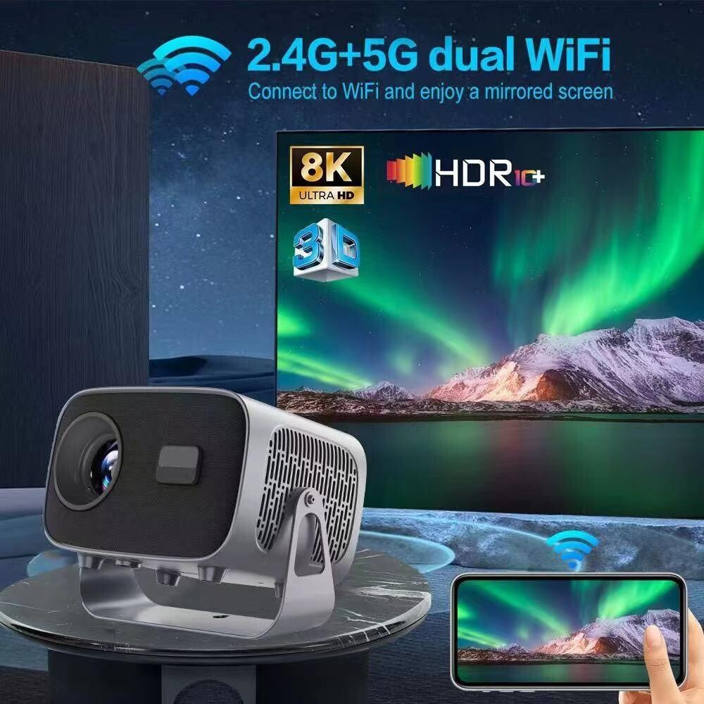 Portable 4K Android Smart Projector - Compact And Versatile