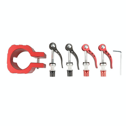Foldable Clamp with Pad for Electric Scooter - Black