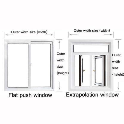 Double-layer Insulation Film for Indoor Windows - 1.2x1.2m Windproof Soundproof