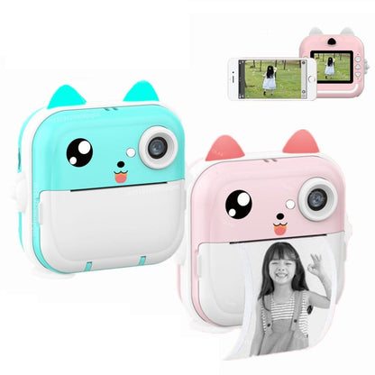 Instant Camera with Thermal Printer and Hd Video - Blue 16g - 16G Blue