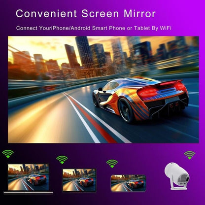 Intelligent Portable Projector With Android 12.0 For Family Use