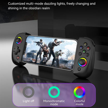 Vibration Grip Wireless Gamepad for Mobile and Pc - Black + Receiver