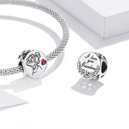 925 Sterling Silver Floral Beaded Diy Jewelry Set