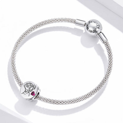 925 Sterling Silver Floral Beaded Diy Jewelry Set