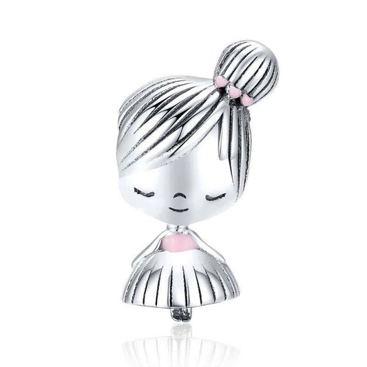 925 Sterling Silver Beaded Bracelet For Girls Diy Accessory