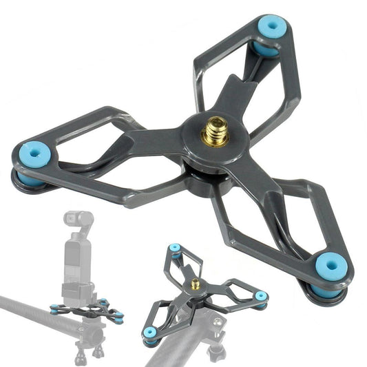 Action Camera Tripod Kit With Damping Shock Absorber Mount