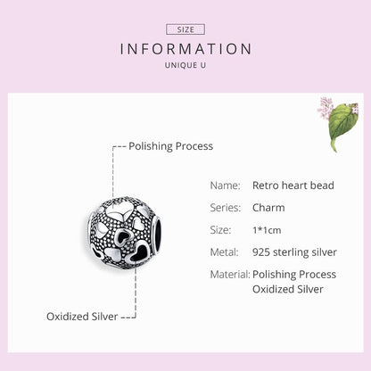 925 Sterling Silver Chic Beaded Bracelet Diy