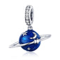 925 Sterling Silver Diy Planet Charm For Bracelets