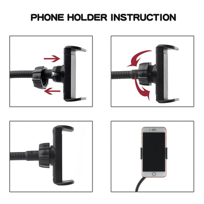 Adjustable 3.5 Live Broadcast Led Fill Light With Phone Clamp