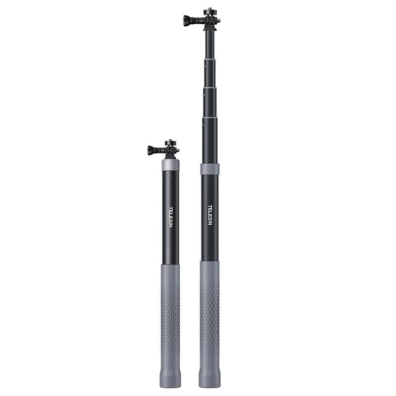 Carbon Fiber Selfie Stick For Action Cameras - 1 / 4 Screw