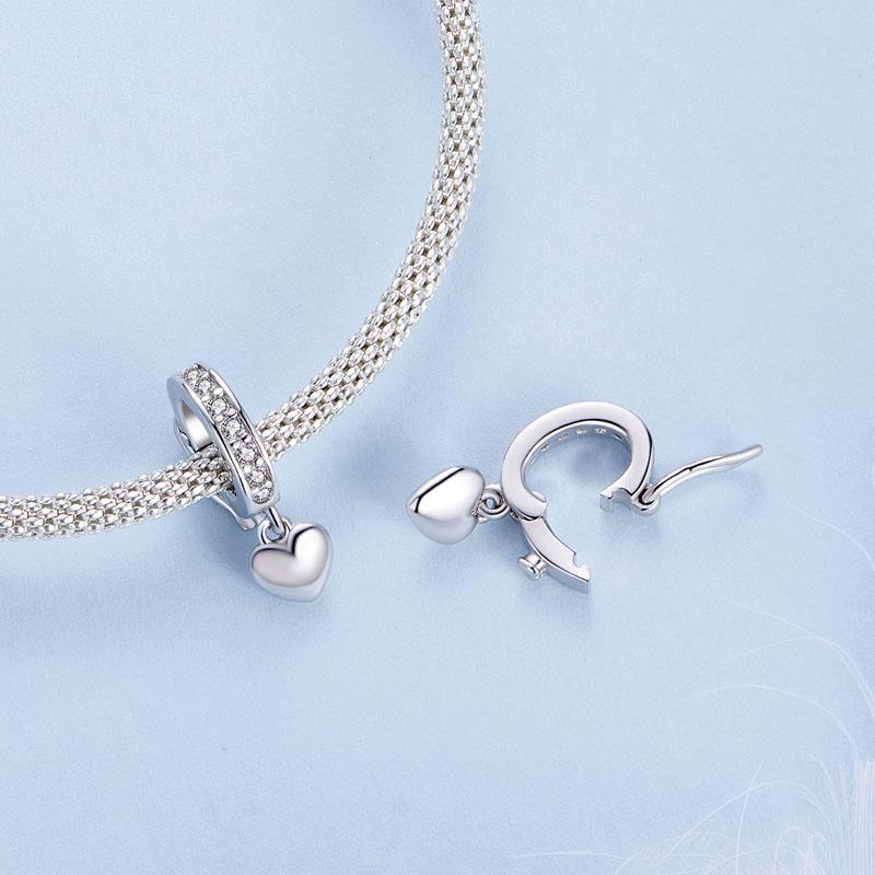 Gold & Heart Buckle Bead Parts