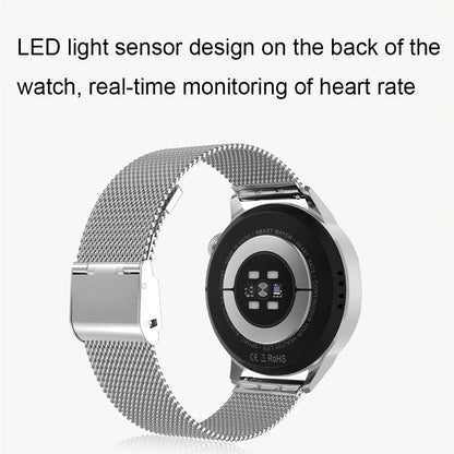 1.36 Inch Hd Screen Nfc Smart Call Watch Gold Steel
