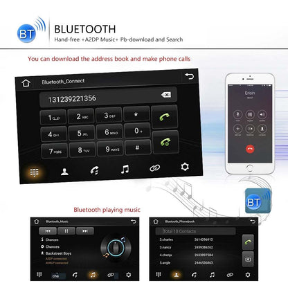 7 Inch Android Car Navigation Player + Wireless Carplay + Ahd Camera