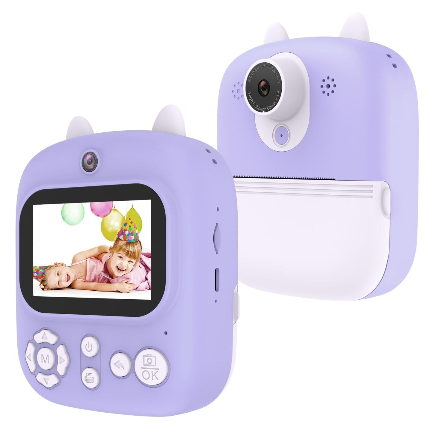 32G Instant Camera With 2.4 Display & Card Reader For Kids - 1200W Blue - 32G + Card Reader Blue