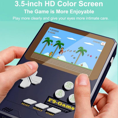 Handheld Game Console For Kids - 3.5 Inch Hd - Dark Blue Gift - Sea Blue Double