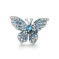 925 Sterling Silver Diy Butterfly Bracelet With Pearl Accents Bsc061