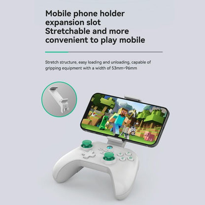 Wireless Bluetooth Game Controller For Switch Ios Android Pc Ps3 Ps4 - Black - Black+Bracket