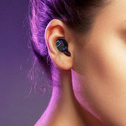 Mini Bluetooth Earphone with Hd Call - Black