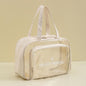 Beige Waterproof Beach Bag For Toiletries Cosmetics L For Swimming Travel - Beige No Shoe Warehouse