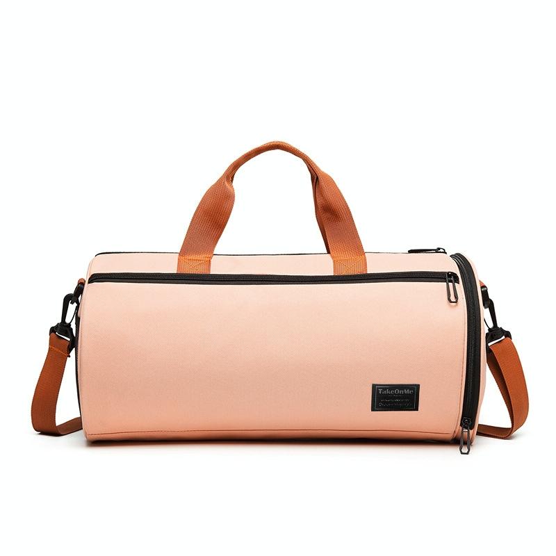 Blue Waterproof Gym Bag With Wet / Dry Separation - 9921 Pink