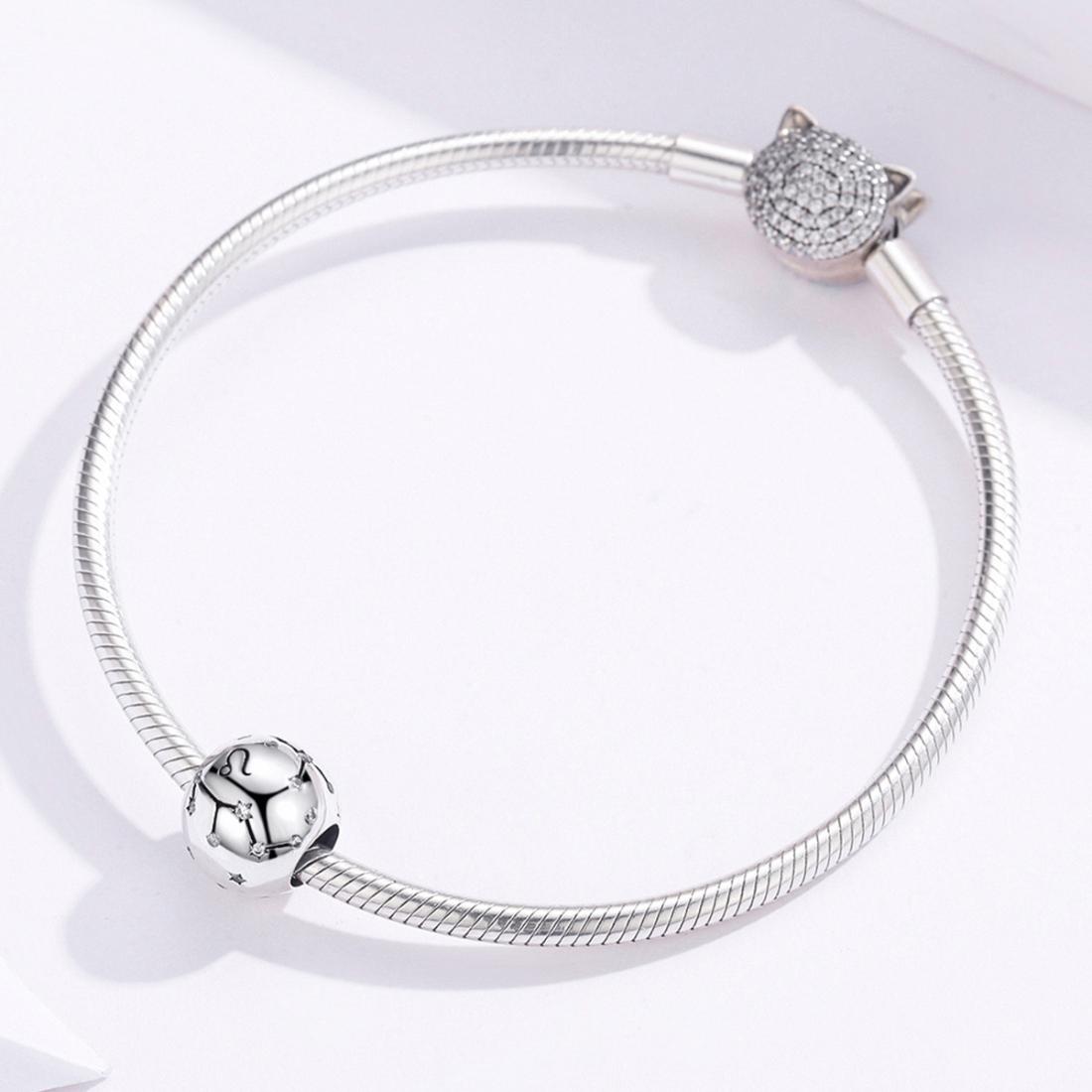 925 Sterling Silver Diy Zodiac Bracelet Beads Leo Style - Leo