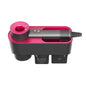 Wall Mounted Hair Dryer Bracket Storage Rack Black Nickel - Ordinary Purple Red