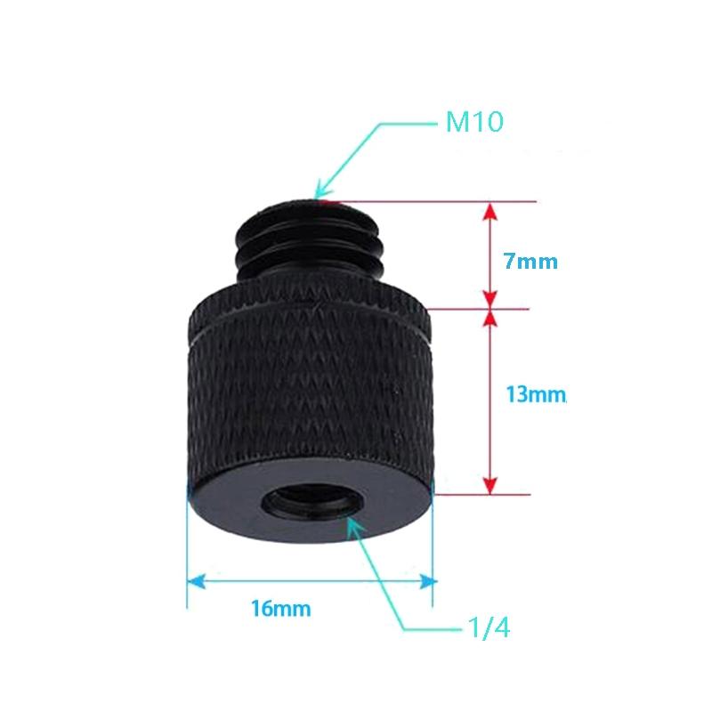 4-Piece A22 1 / 4 Female To M10 Male Screw Adapters