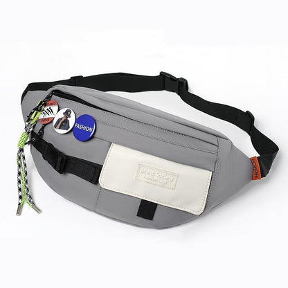 Chest Shoulder Messenger Bag Badge - Blue + Badge