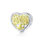 925 Sterling Silver Diy Bracelet Accessories Heart Beads
