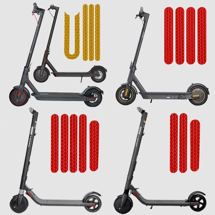 Reflective Stickers for Ninebot Es2 Scooter - Yellow