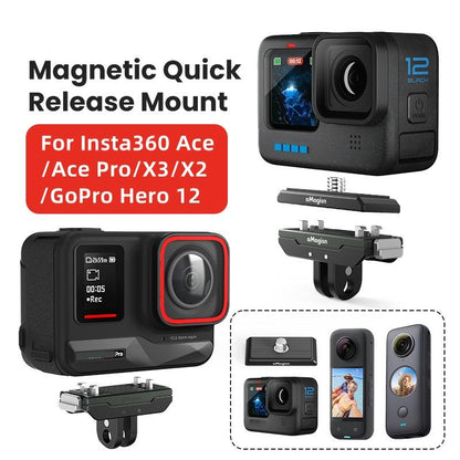 Metal Magnetic Quick Release Top Cover for Insta360 Ace / Pro / X3 / X2 / Gopro Hero12