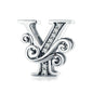 Diy Bracelet Beaded Accessories With Zircon Beads 26 Letters Style - Y