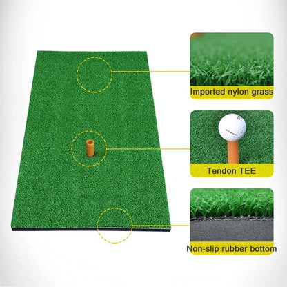 Premium Indoor Golf Mat With Tee - 30X90Cm