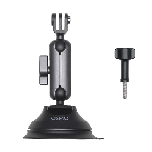 360 Degree Rotating Car Suction Cup Holder For Dji Action 3 - Double Ball Design