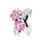 925 Sterling Silver Flower Bead Bracelet & Necklace Set