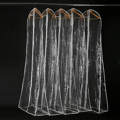 Wedding Dress Storage Bag - Transparent Coat Protective Dust Cover