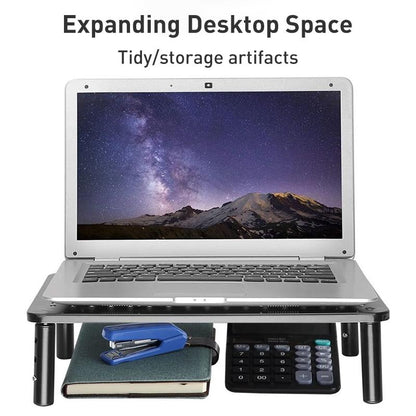 Lenovo Thinkpad Laptop Stand with Phone Holder & Storage Basket