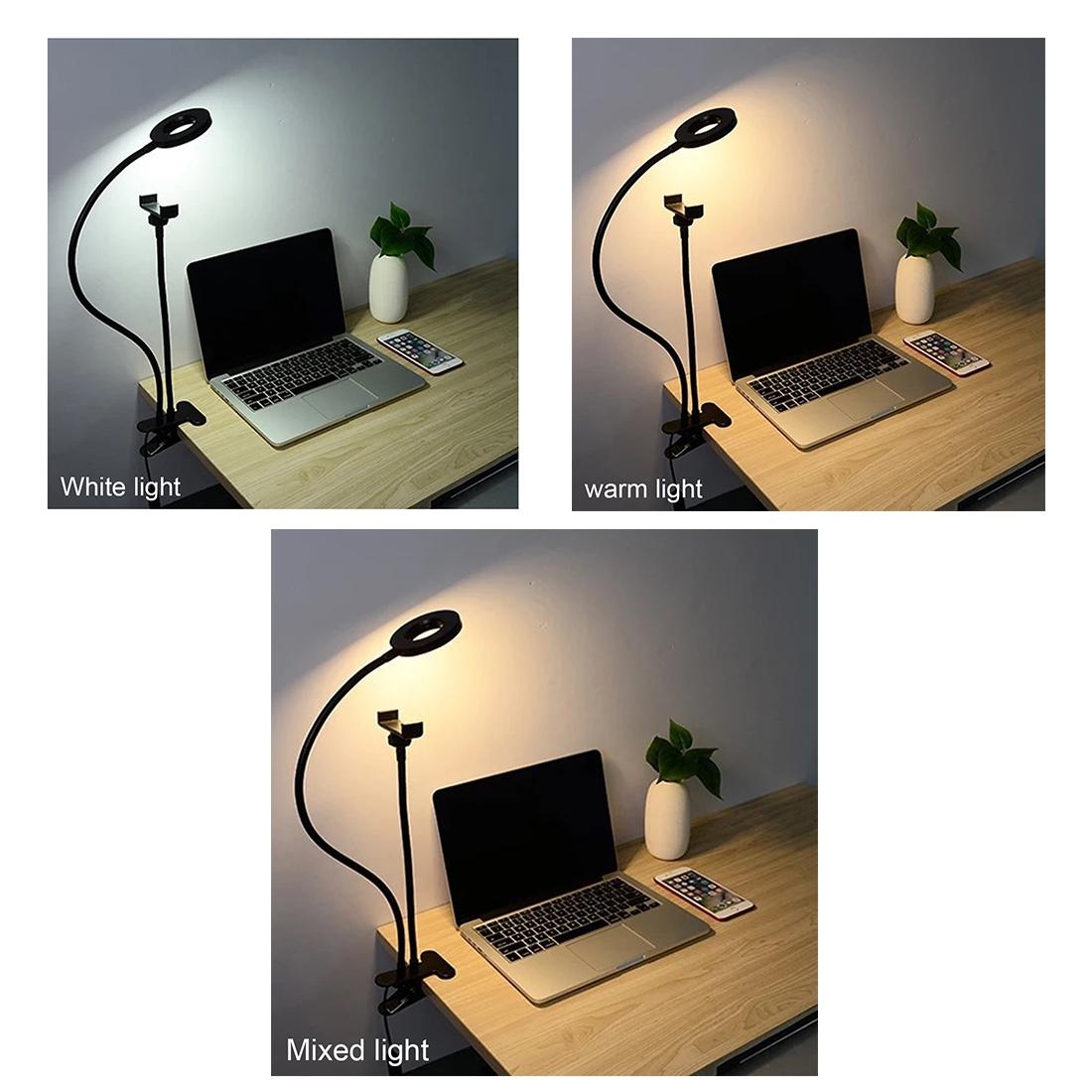 Selfie Ring Light with Phone Holder and Lazy Bracket - Perfect for Live Streaming and Broadcasts