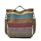 Multi Layer Canvas Crossbody Bag For Women Simple Design