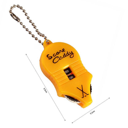 Mouse-Shaped Golf Scoring Device - Mini Gourd Counter