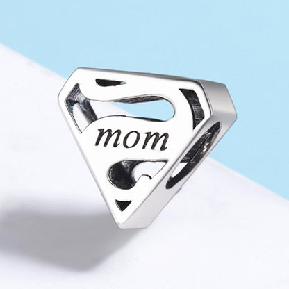 925 Sterling Silver Hollow Beads For Diy Bracelets Perfect Mother'S Day Gift