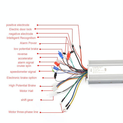 Universal 1200w Dual Mode Electric Bike Controller