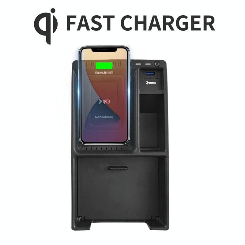 Wireless Charger for Audi A4l 2017-2022 - 10w Quick Charge Qi Standard