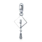 925 Sterling Silver Diy Bracelet Charm University Hat Beads